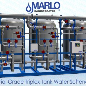 Industrial-Grade Triplex Tank Water Softener Skids