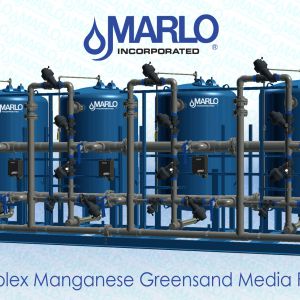 Quadraplex Manganese Greensand Media Filter Skid