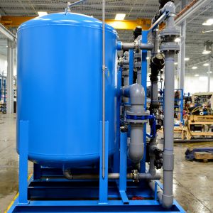 Quadraplex Manganese Greensand Media Filter Skid