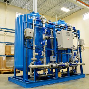 Duplex Parallel Progressive Water Softener Skid