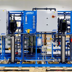 Centralized 10-GPM Two-Pass Reverse Osmosis (RO) Skid