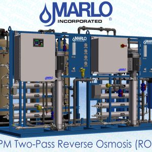 Centralized 10-GPM Two-Pass Reverse Osmosis (RO) Skid