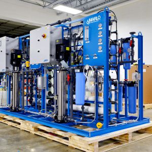 Centralized 10-GPM Two-Pass Reverse Osmosis (RO) Skid