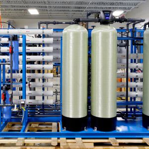 Centralized 10-GPM Two-Pass Reverse Osmosis (RO) Skid