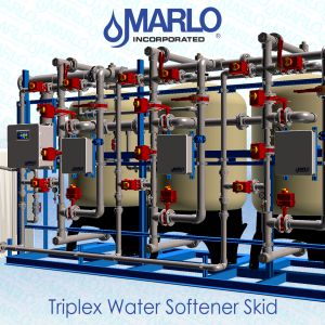 Triplex Water Softener & Duplex Brine Pump Skid