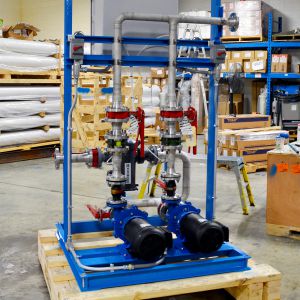 Triplex Water Softener & Duplex Brine Pump Skid