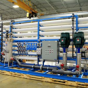 500 GPM Two-Train Reverse Osmosis Skid