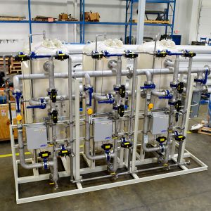 Industrial-Grade Triplex Tank Water Dealkalizer Skid