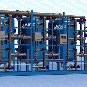 600-GPM Triplex Parallel Progressive Water Softener Skid