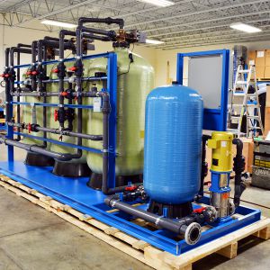 Integrated Activated Carbon Filter and Water Softener Skid