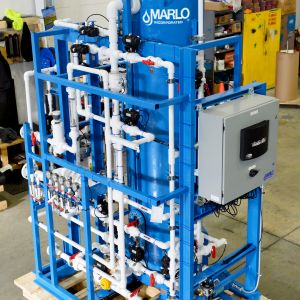 Marlo Simplex Mixed-Bed DI Polisher Skid