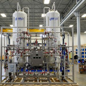 Marlo Duplex Series Mixed-Deionizer Skid - center