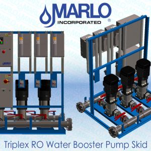 Marlo Triplex RO Water Booster Pump Skid 05 