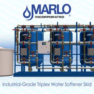 MARLO Industrial-Grade Triplex Water Softener Skid 05