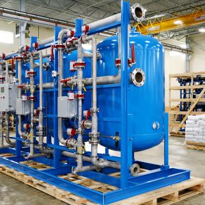 MARLO Industrial-Grade Triplex Water Softener Skid 06