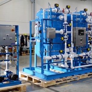 MARLO Duplex Alternating Softener Skid and Duplex Brine Pump Skid 01