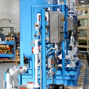 MARLO Duplex Alternating Softener Skid and Duplex Brine Pump Skid 04