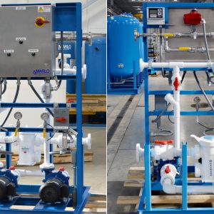 MARLO Duplex Brine Pump Skid