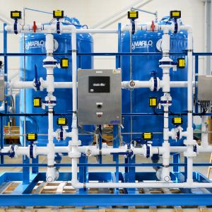 MARLO Duplex Alternating Softener Skid