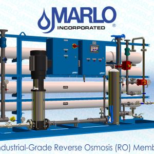 Marlo 50-GPM Industrial-Grade Reverse Osmosis (RO) Membrane Skid 05