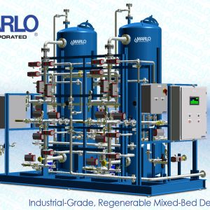 MARLO Industrial Grade Regenerable Mixed-Bed Deionizer Skid 05