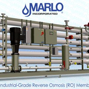 MARLO 150-GPM Industrial-Grade Reverse Osmosis (RO) Membrane Skid 05