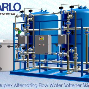 MARLO Duplex Alternating Flow Water Softener Skid 05