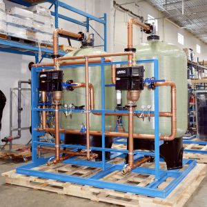 MARLO Duplex Copper-Piped Water Softener Skid 03