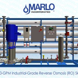 MARLO 100-GPM Industrial-Grade Reverse Osmosis (RO) Skid 05