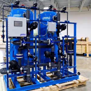 MARLO Duplex Water Softener Skid 01