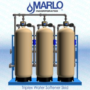 MARLO Triplex Water Softener Skid Model 05