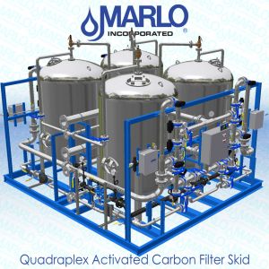 MARLO Quadraplex Activated Carbon Filter Skid 05