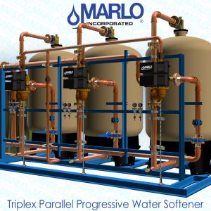 MARLO Triplex Parallel Progressive Water Softener 05