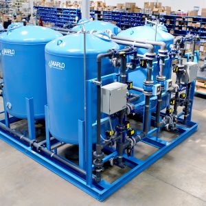 MARLO Quadraplex Water Softener Skid 06