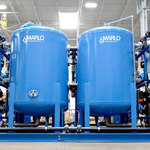 MARLO Quadraplex Water Softener Skid 09