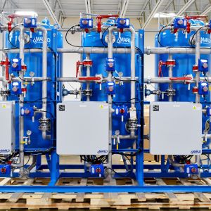 rvrdaisuki  DRV-MR450 × 3 rvrdaisuki DRV-MR450 × 3 450-GPM Triplex Water Softener Skid with