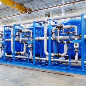 MARLO Industrial- Grade, Triplex Water Softener Skid 01