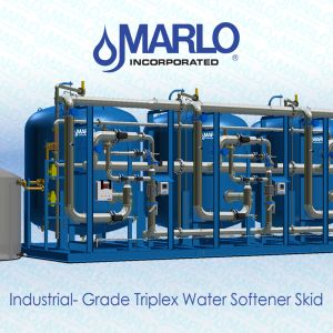 MARLO Industrial- Grade, Triplex Water Softener Skid 04