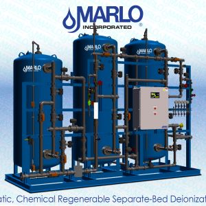 MARLO Automatic, Chemical Regenerable Separate-Bed Deionization Skid 04