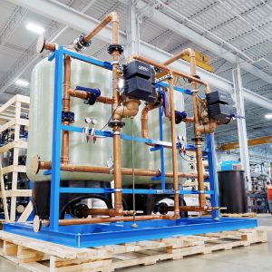 MARLO Duplex Alternating Water Softener Skid 01