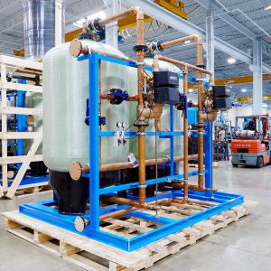 MARLO Duplex Alternating Water Softener Skid 07
