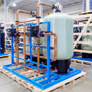 MARLO Duplex Alternating Water Softener Skid 08