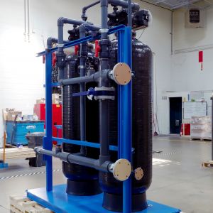 MARLO Duplex Water Softener Skid 09