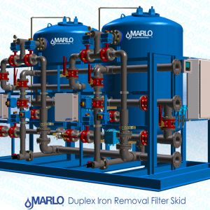 MARLO Duplex Iron Removal Filter Skid 04