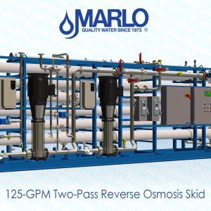 MARLO 125-GPM Two-Pass Reverse Osmosis Skid 04