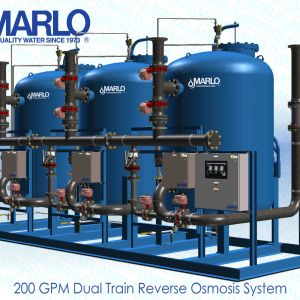 MARLO Triple Parallel Multimedia Filter Skid 04