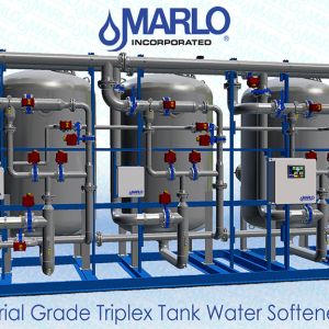 Industrial-Grade Triplex Tank Water Softener Skids