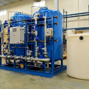 Duplex Parallel Progressive Water Softener Skid
