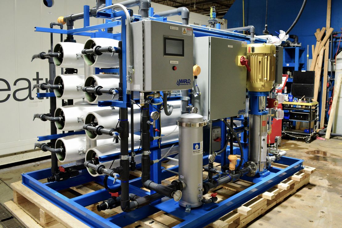 Two-Train Reverse Osmosis Skids