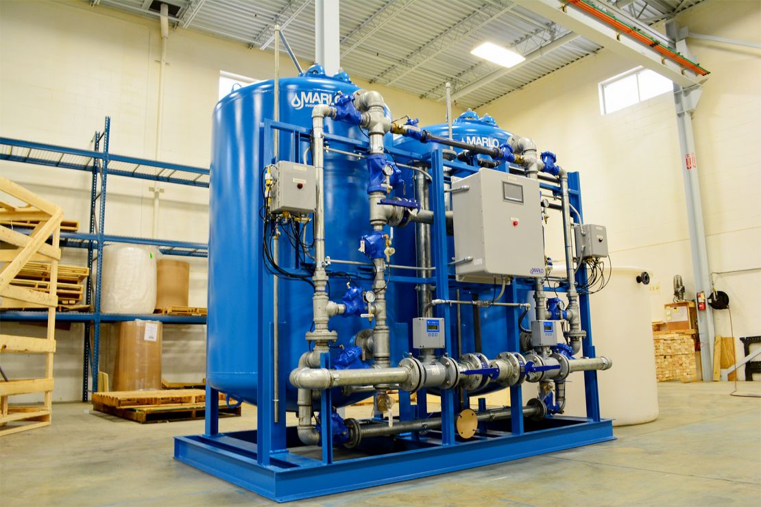 Duplex Parallel Progressive Water Softener Skid